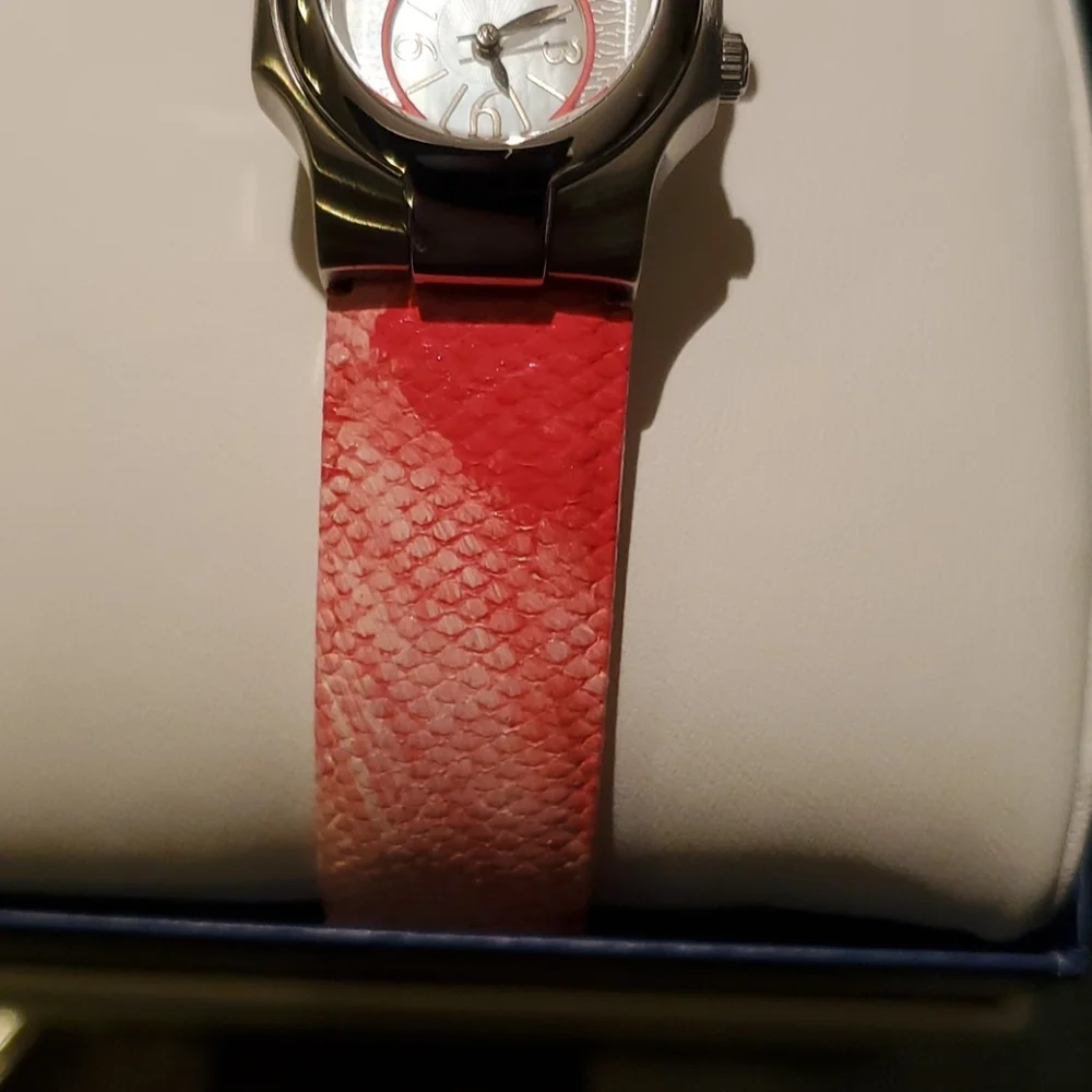 Philip stein host pick  sig small gorgeous dual time firm lowered 650 watch